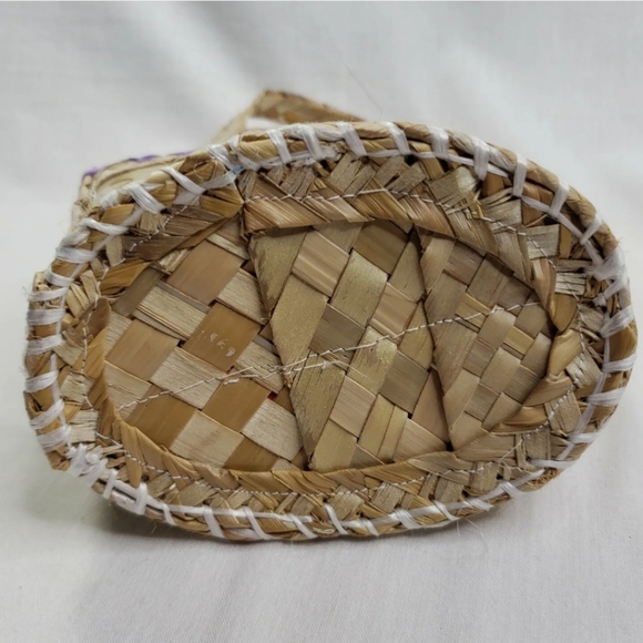 Hello Kitty Bahamas Palm Leaf Handbag Handmade - Picture 4 of 5